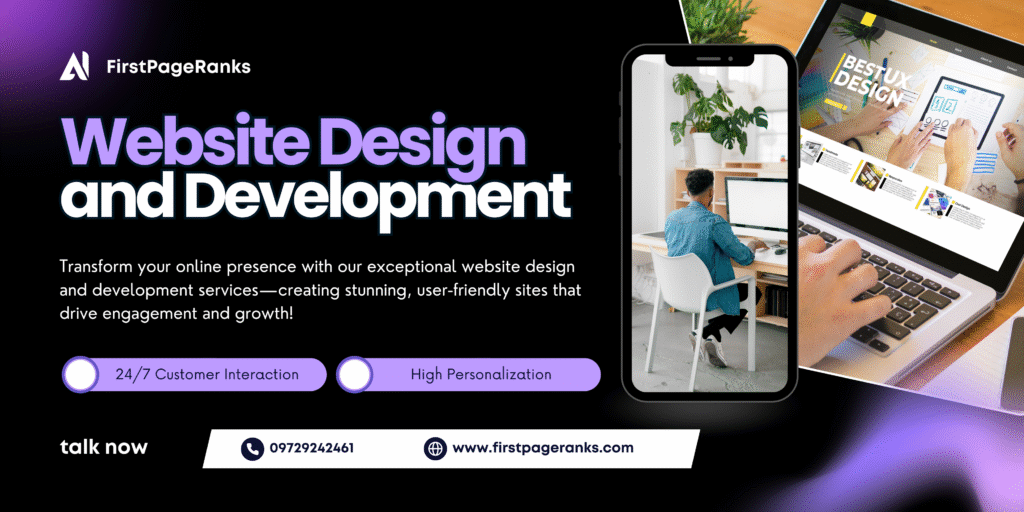 Leading Web Design and Web Development Company in Faridabad—FirstPageRanks