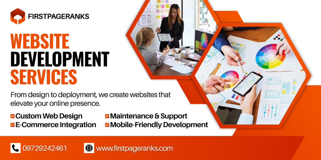 Leading Web Design and Web Development Company in Udaipur—FirstPageRanks