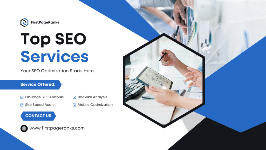 Top SEO Agency in Noida - FirstPageRanks
