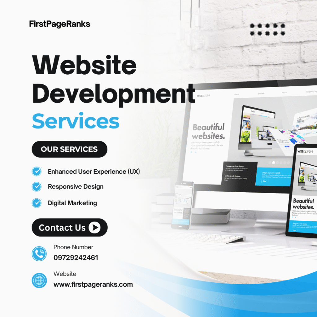 Top Web Design and Web Development Agency in Zirakpur—FirstPageRanks