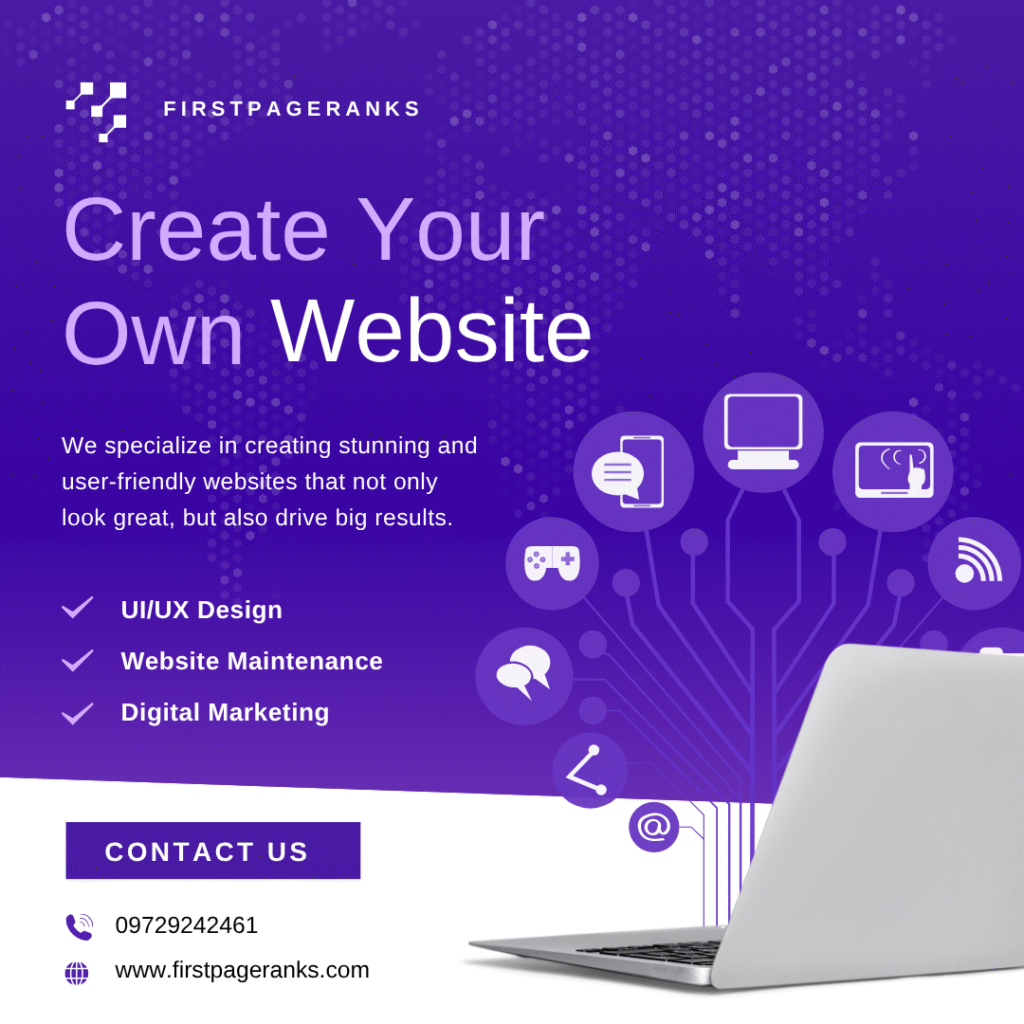 Website Designing Company in Roorkee—FirstPageRanks