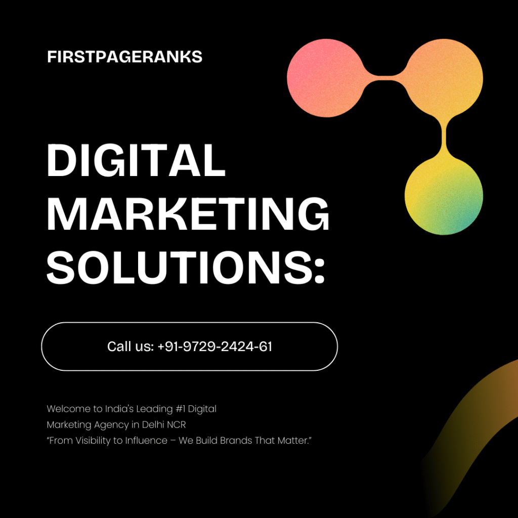 Digital Marketing Company in Mohali—FirstPageRanks