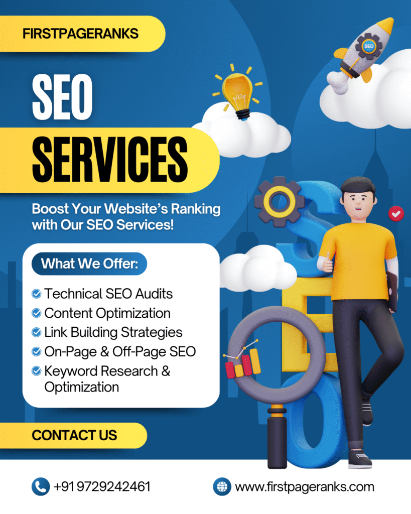 FirstPageRanks-Leading-SEO Company in Ahmedabad, India