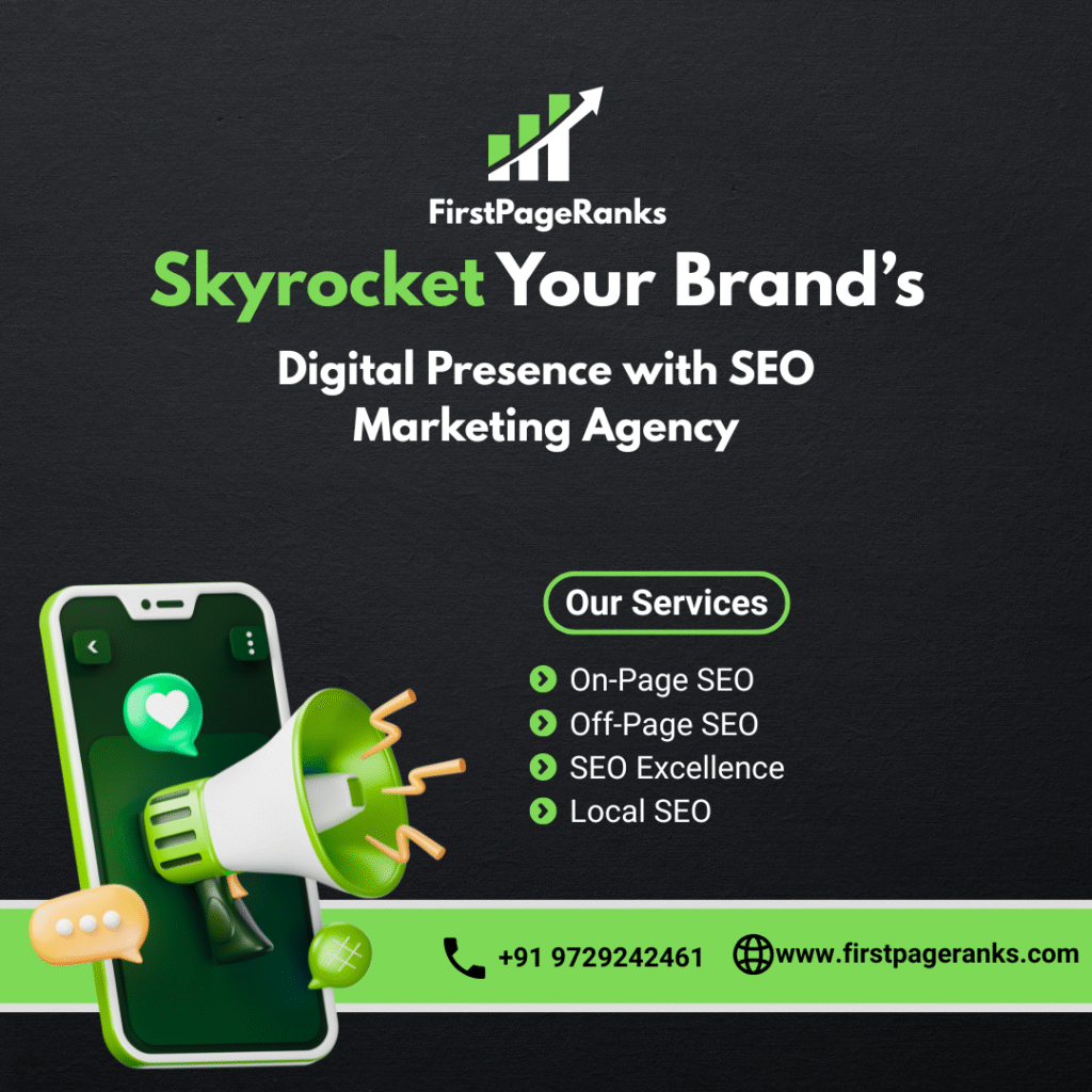 FirstPageRanks-Leading SEO Company in Mohali, India