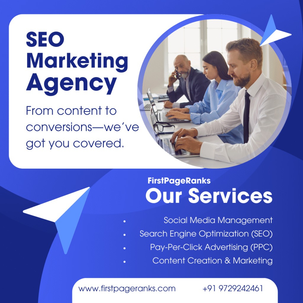 FirstPageRanks-Leading SEO Company in Mussoorie, India