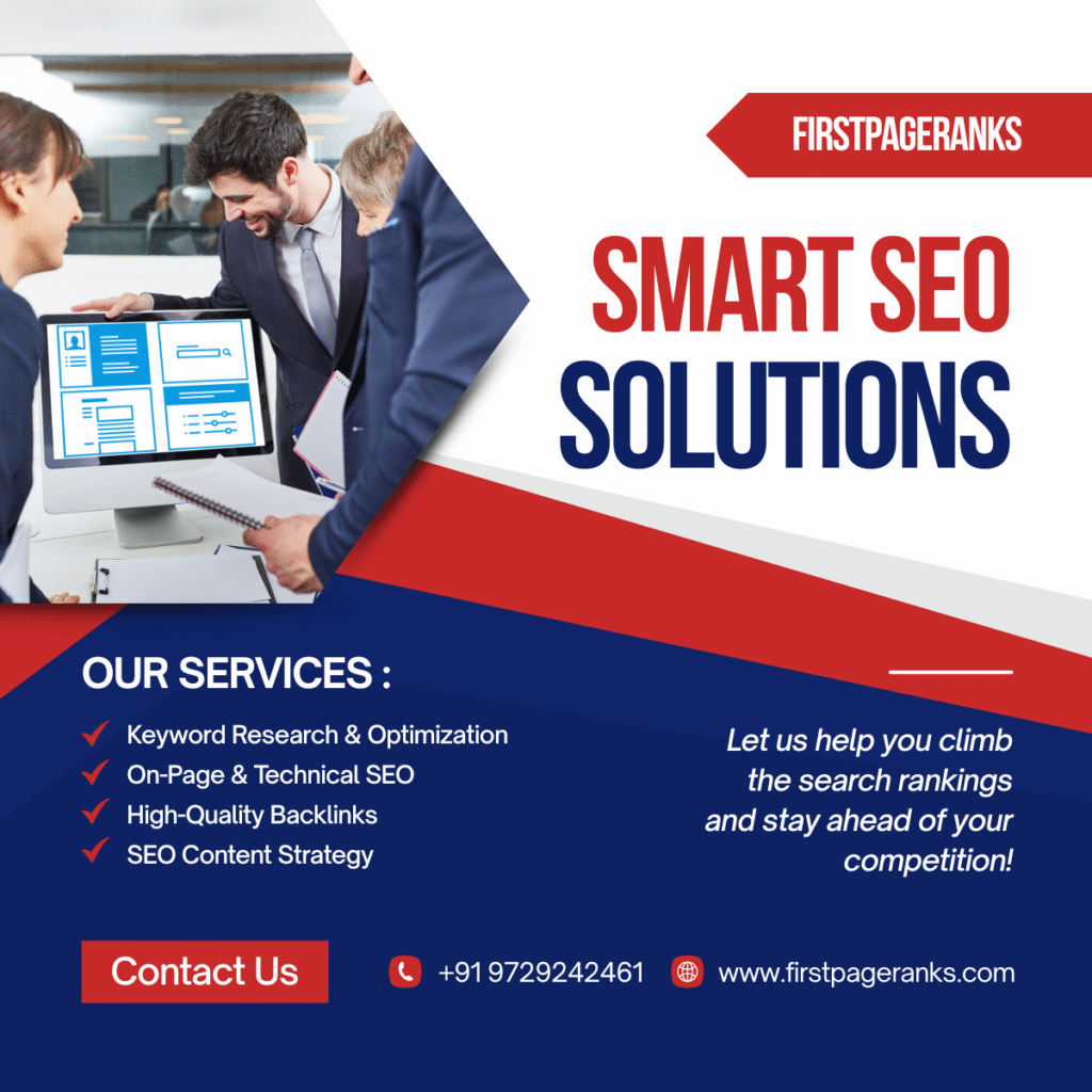 FirstPageRanks-Leading SEO Company in Pune, India