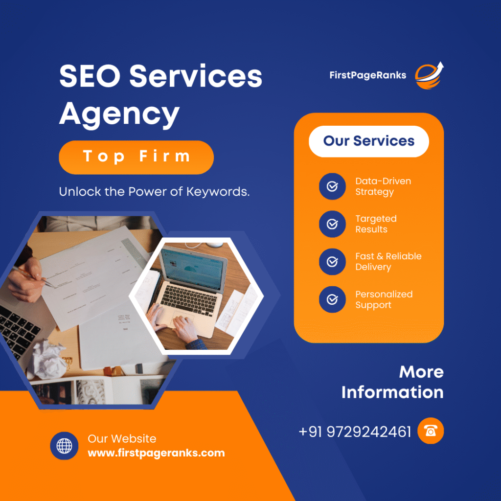 FirstPageRanks-Leading SEO Company in Roorkee, India
