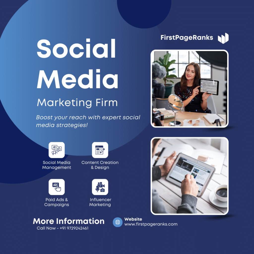 FirstPageRanks-Leading SMM Company in Chandigarh, India