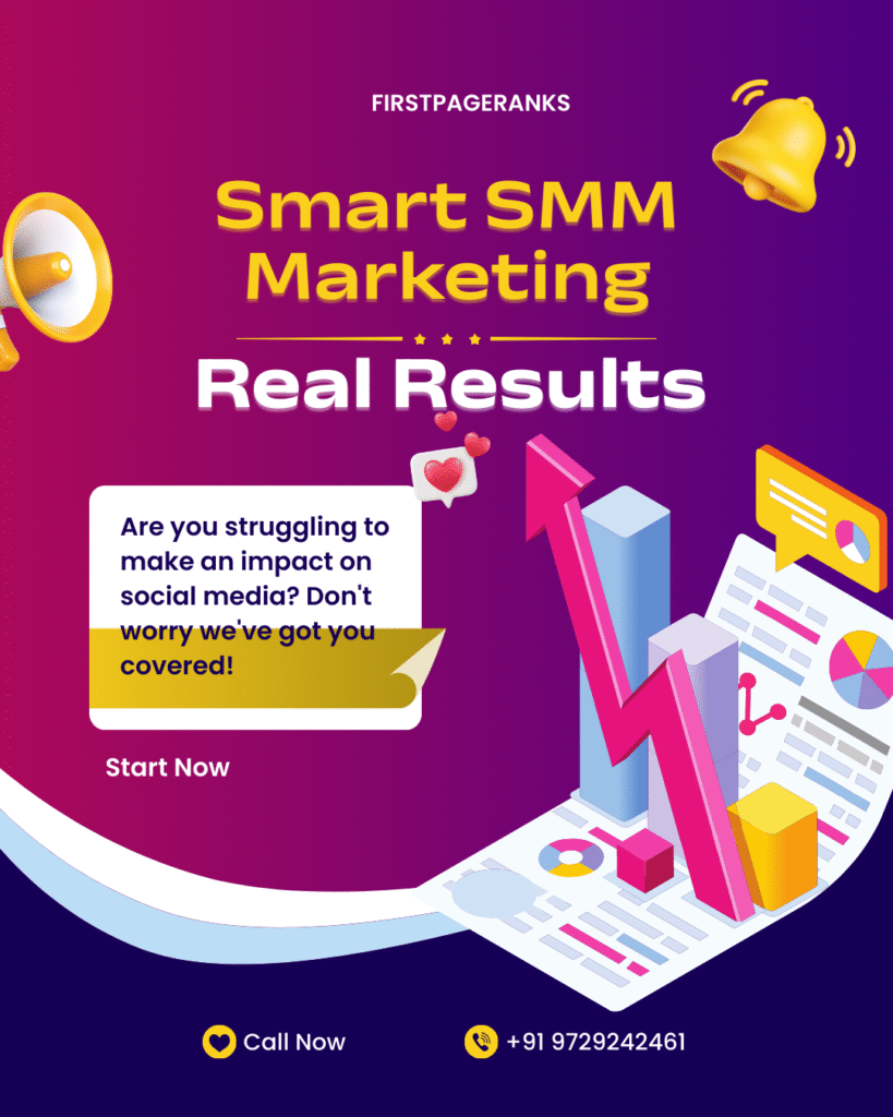 FirstPageRanks-Leading SMM Company in Delhi, India