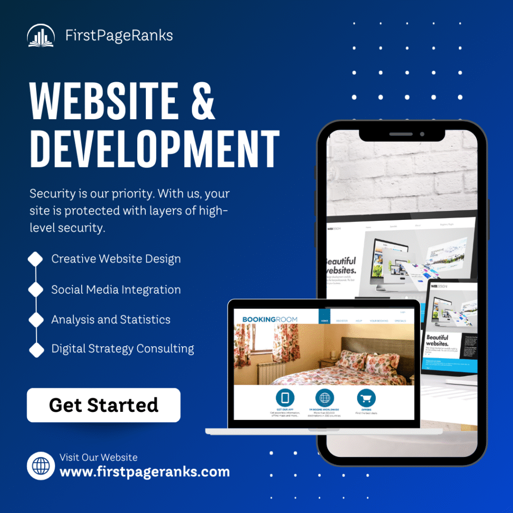 FirstPageRanks-Top Website Development Company in Ghaziabad, India