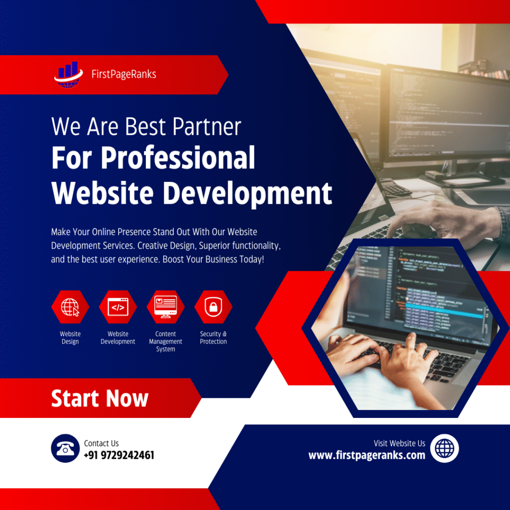 FirstPageRanks-Top Website Development Company in Panchkula, India