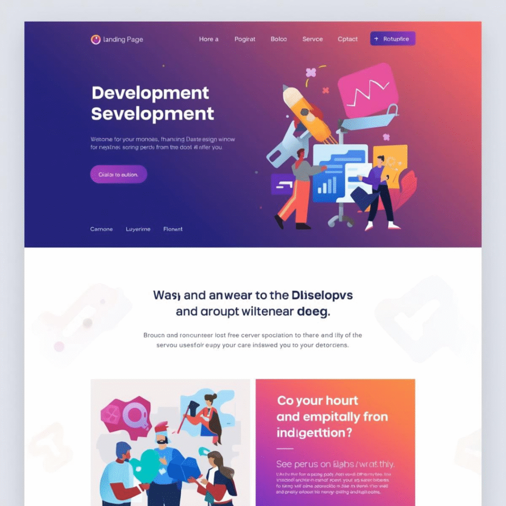 Landing Page Development Services